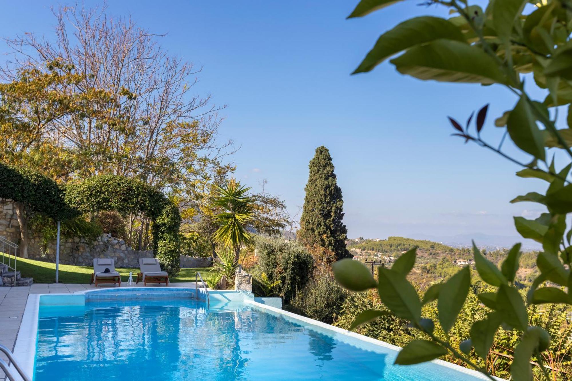 Villa Marrone Splendid Seaview Markopoulon Oropou Eksteriør bilde