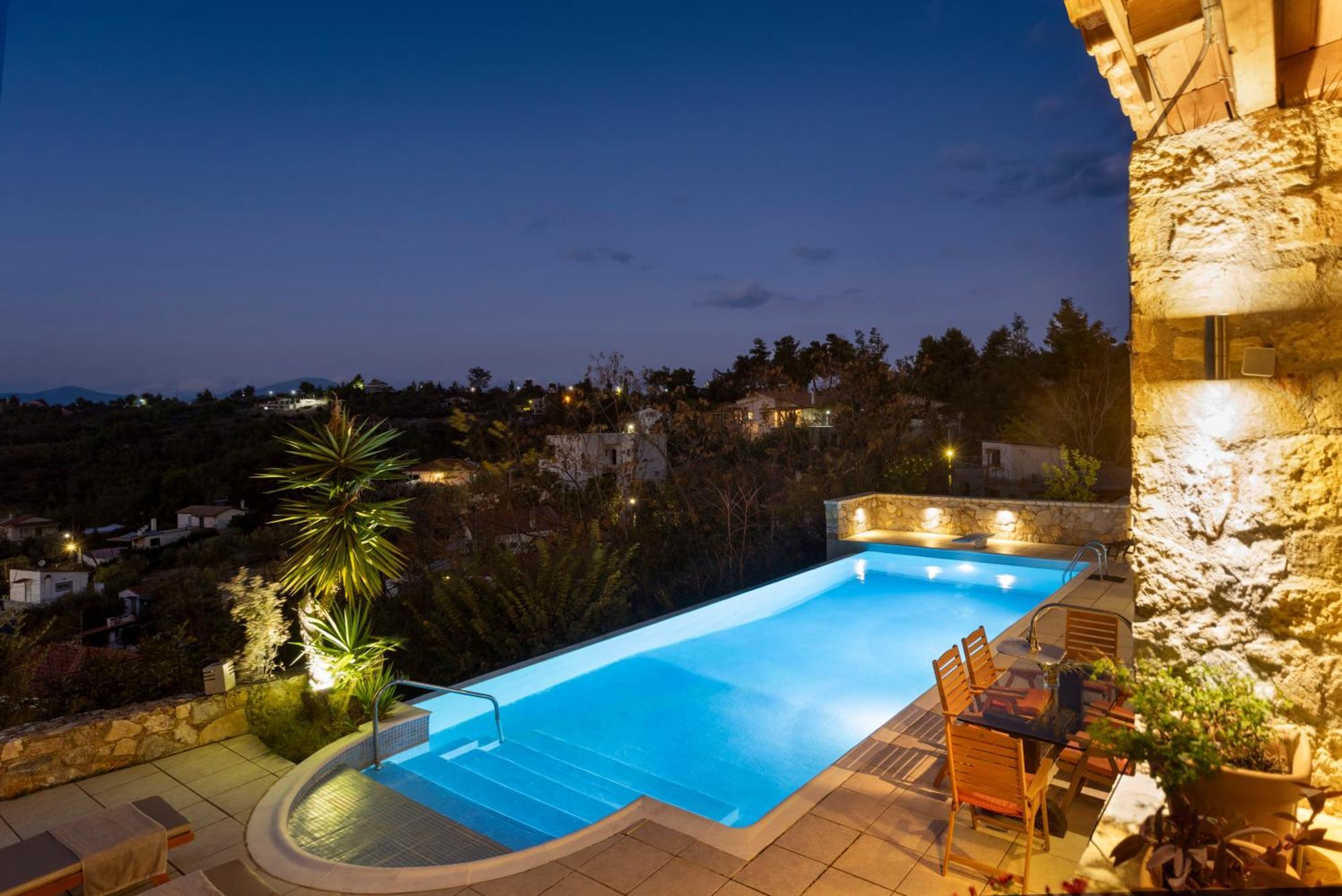 Villa Marrone Splendid Seaview Markopoulon Oropou Eksteriør bilde