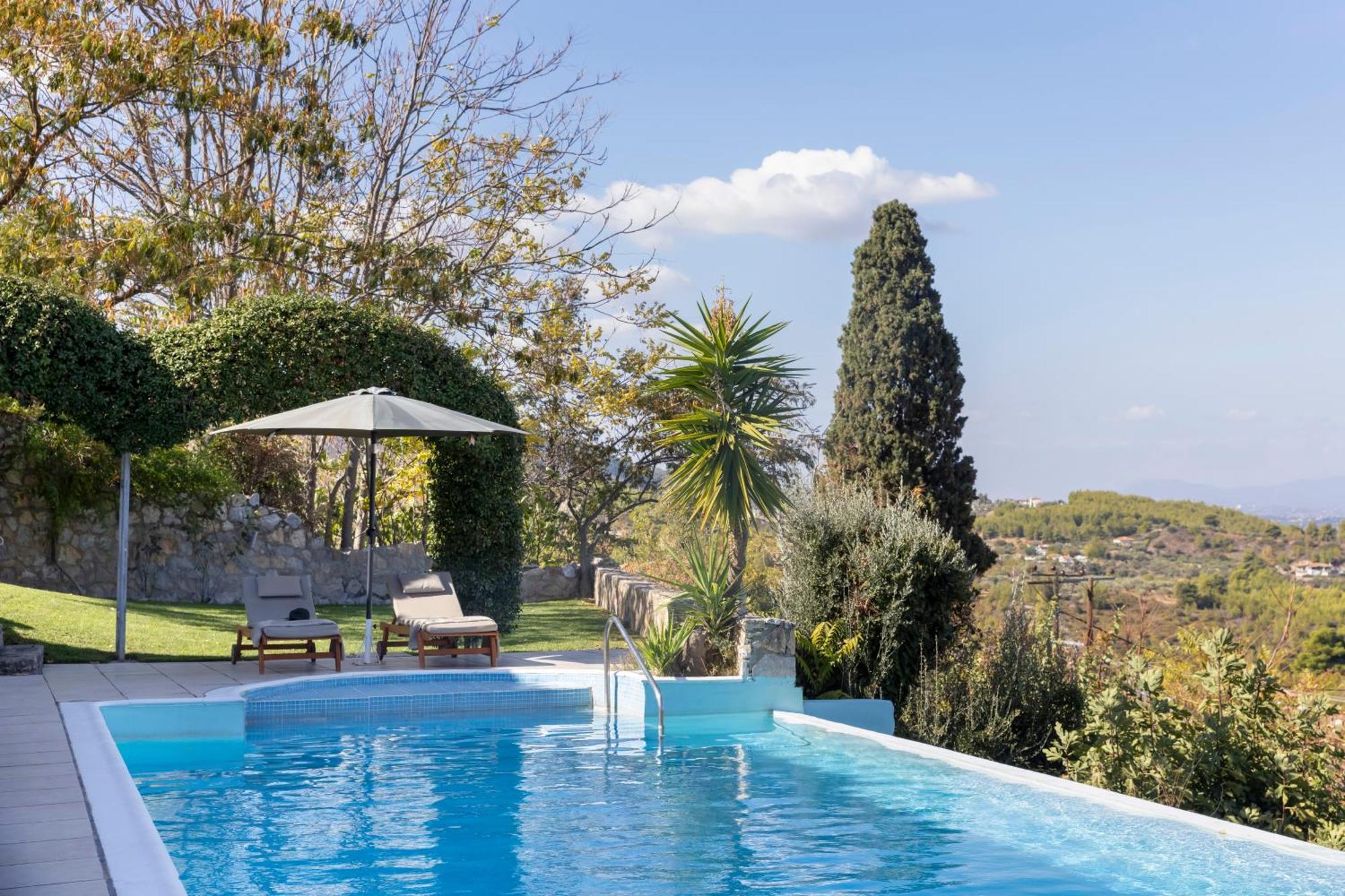Villa Marrone Splendid Seaview Markopoulon Oropou Eksteriør bilde