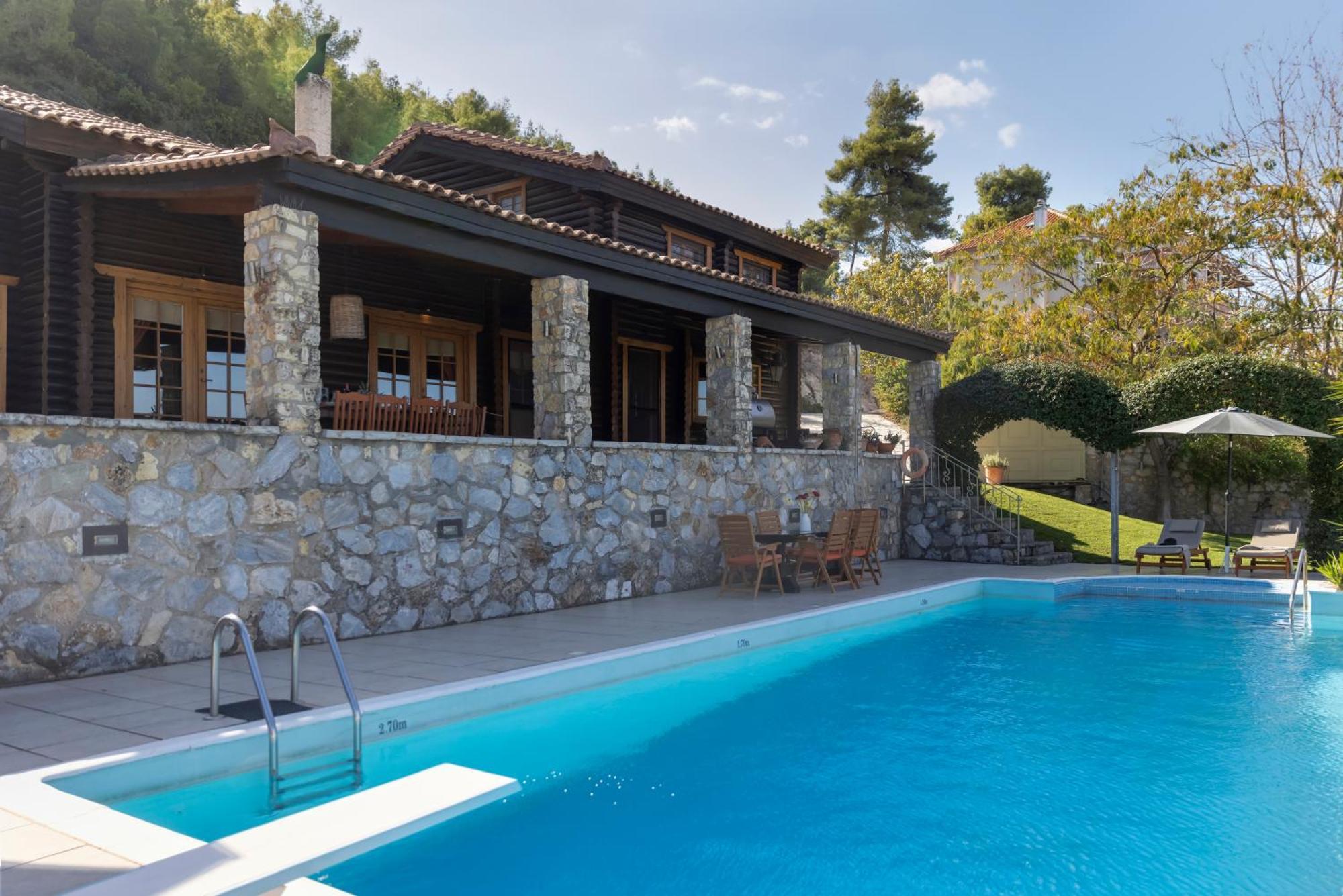 Villa Marrone Splendid Seaview Markopoulon Oropou Eksteriør bilde