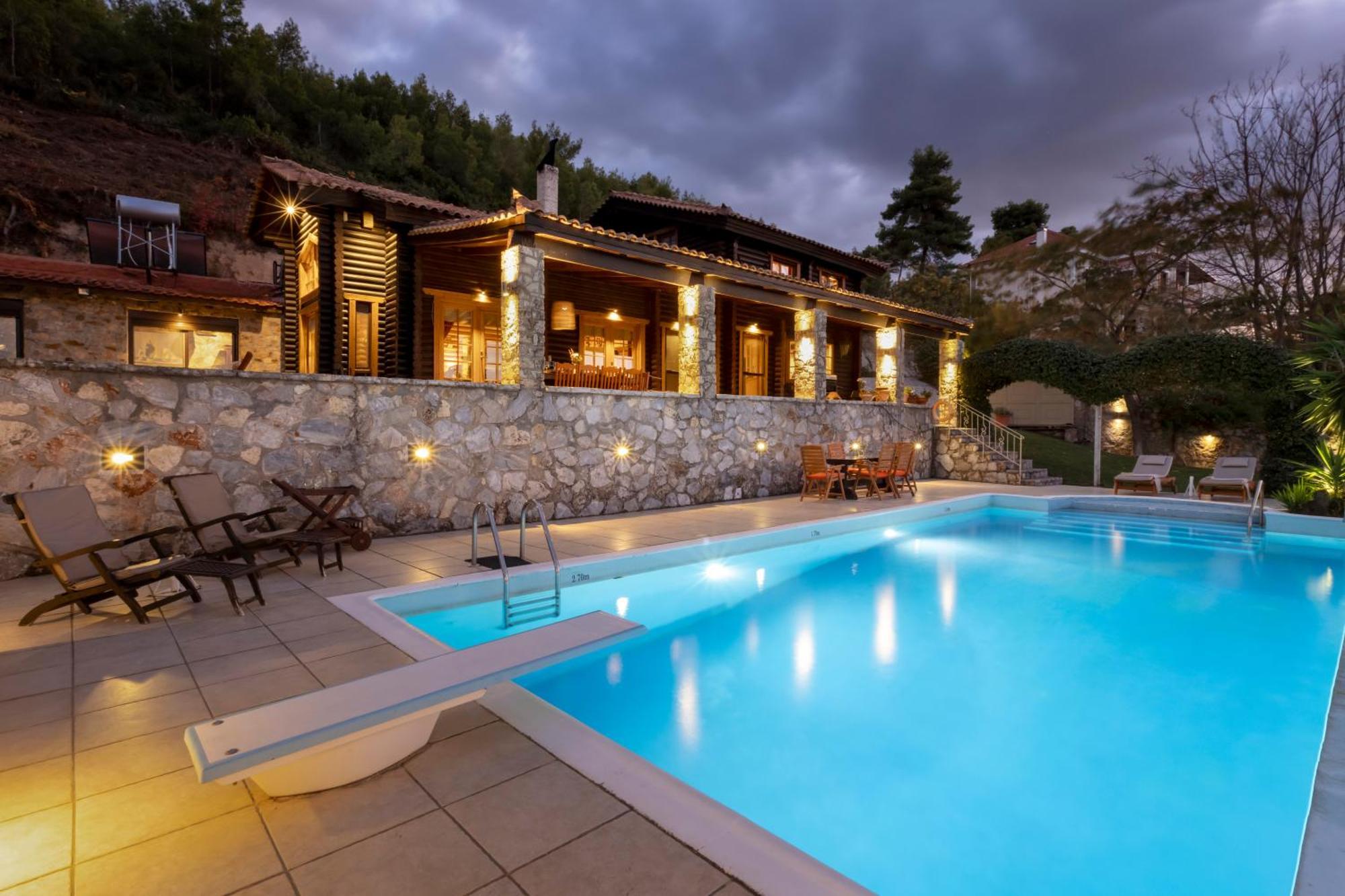 Villa Marrone Splendid Seaview Markopoulon Oropou Eksteriør bilde