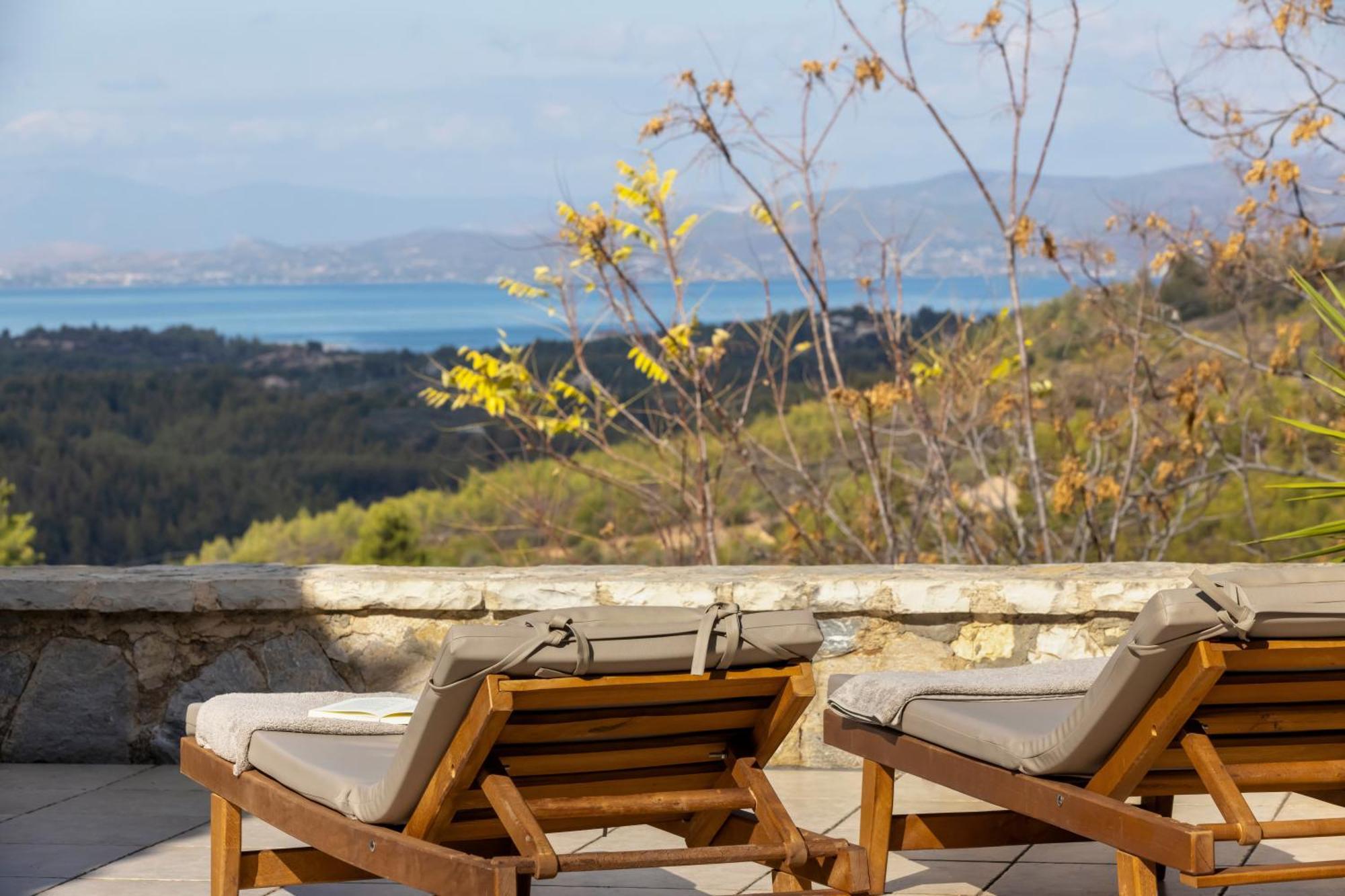 Villa Marrone Splendid Seaview Markopoulon Oropou Eksteriør bilde