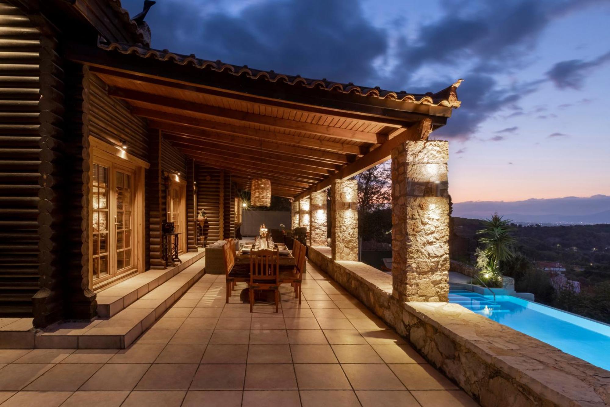 Villa Marrone Splendid Seaview Markopoulon Oropou Eksteriør bilde