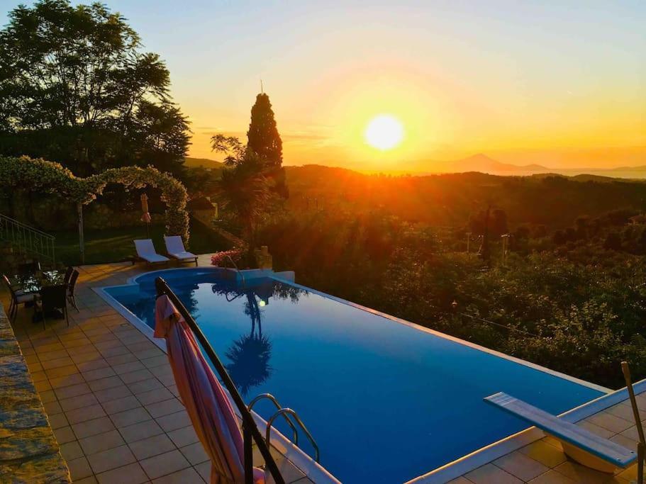 Villa Marrone Splendid Seaview Markopoulon Oropou Eksteriør bilde